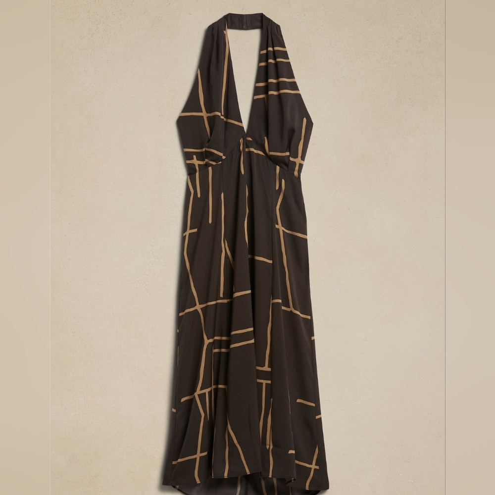 Banana Republic Halter Midi Dress